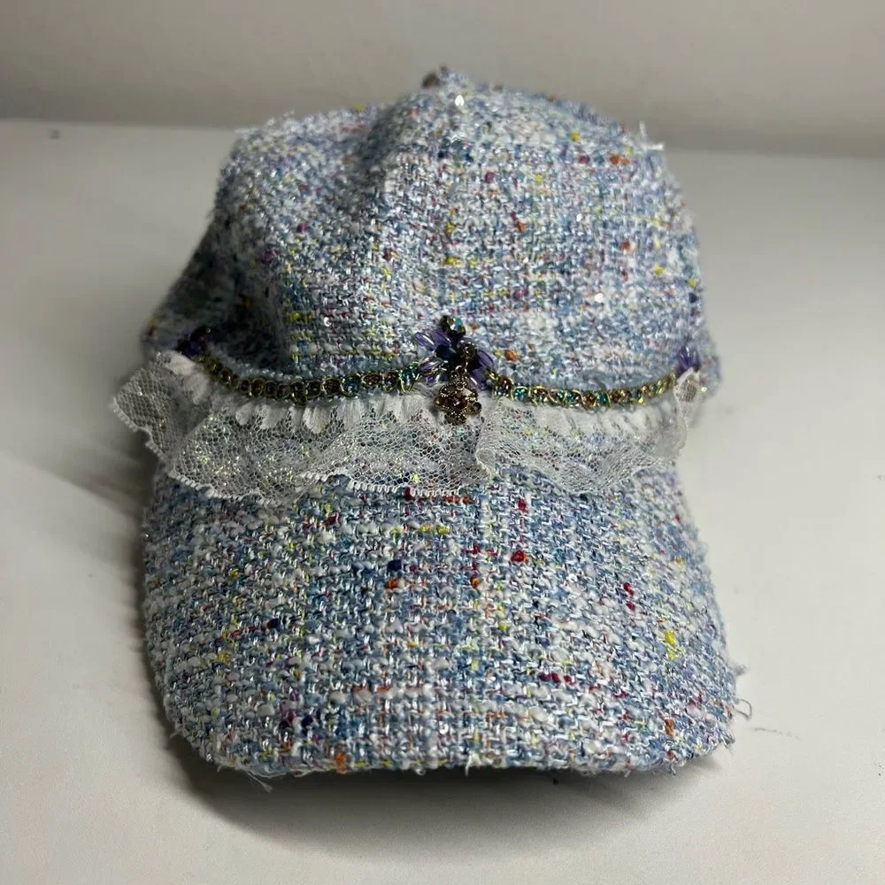 Nicole Marciano Fashion Bohemian Hat one Size Lace Design